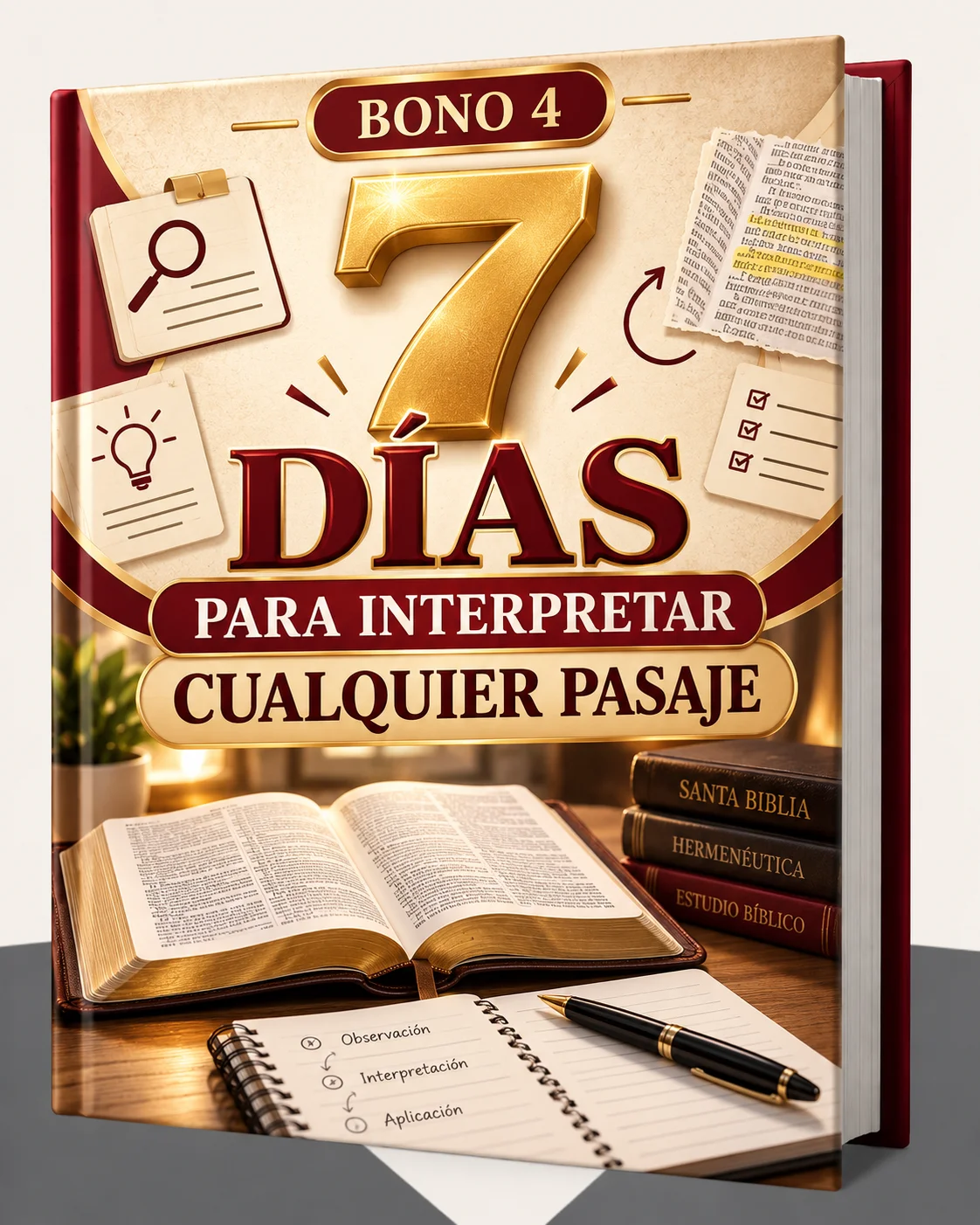 Recurso digital del bono 04: Reto de 7 días para interpretar cualquier pasaje